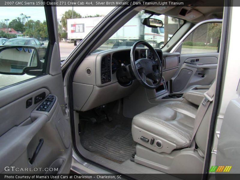 Silver Birch Metallic / Dark Titanium/Light Titanium 2007 GMC Sierra 1500 Classic Z71 Crew Cab 4x4