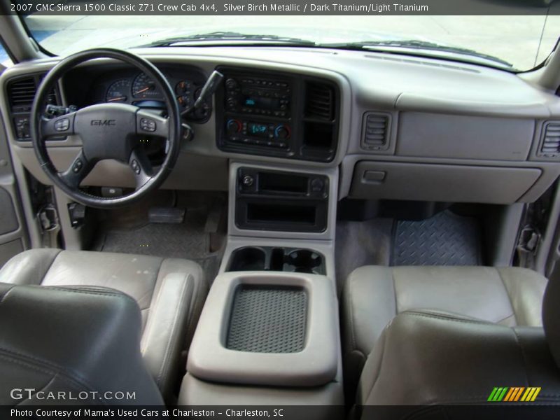 Silver Birch Metallic / Dark Titanium/Light Titanium 2007 GMC Sierra 1500 Classic Z71 Crew Cab 4x4