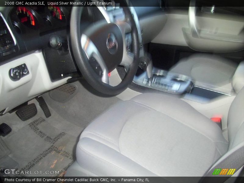 Liquid Silver Metallic / Light Titanium 2008 GMC Acadia SLE