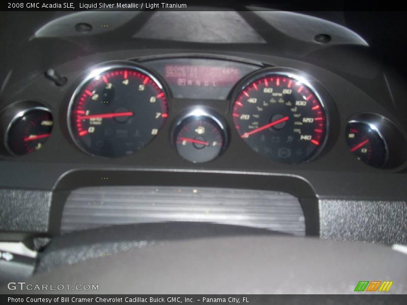 Liquid Silver Metallic / Light Titanium 2008 GMC Acadia SLE