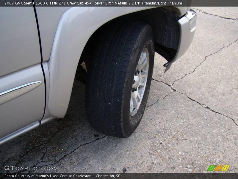 Silver Birch Metallic / Dark Titanium/Light Titanium 2007 GMC Sierra 1500 Classic Z71 Crew Cab 4x4