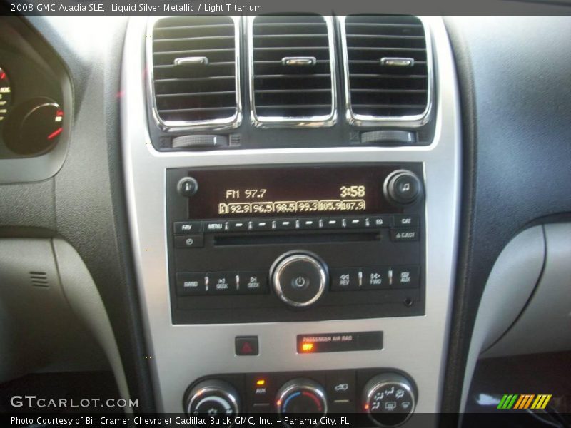 Liquid Silver Metallic / Light Titanium 2008 GMC Acadia SLE
