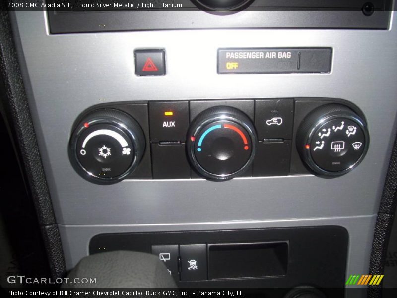 Liquid Silver Metallic / Light Titanium 2008 GMC Acadia SLE