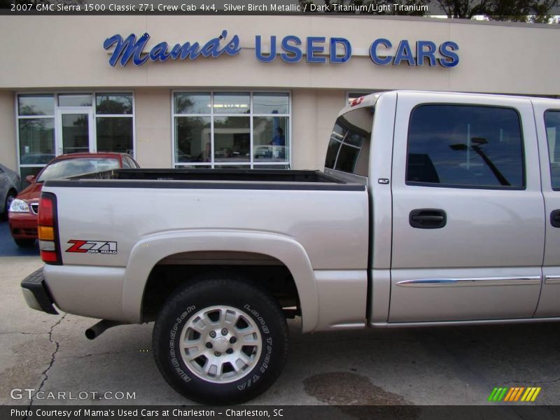 Silver Birch Metallic / Dark Titanium/Light Titanium 2007 GMC Sierra 1500 Classic Z71 Crew Cab 4x4