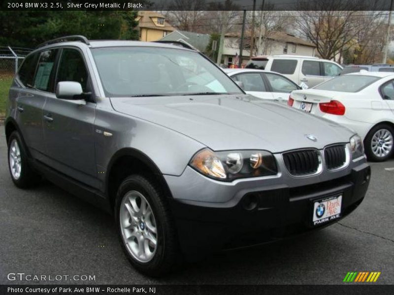 Silver Grey Metallic / Black 2004 BMW X3 2.5i