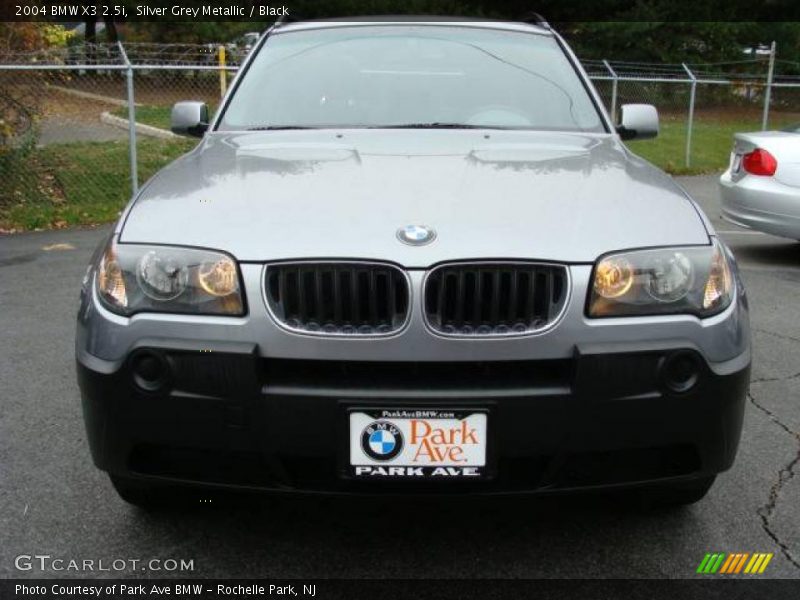 Silver Grey Metallic / Black 2004 BMW X3 2.5i