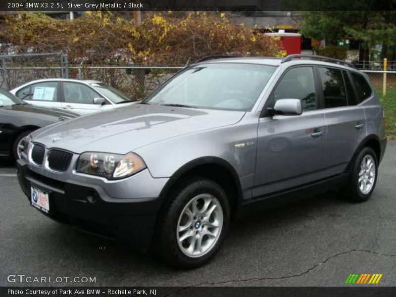 Silver Grey Metallic / Black 2004 BMW X3 2.5i