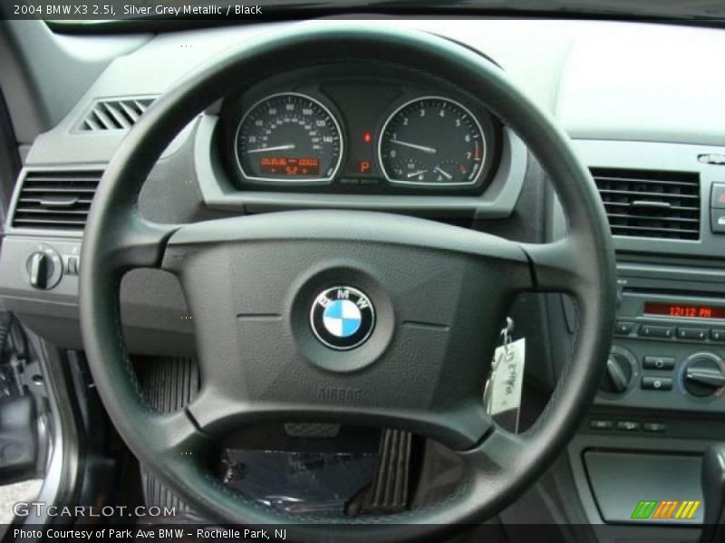 Silver Grey Metallic / Black 2004 BMW X3 2.5i