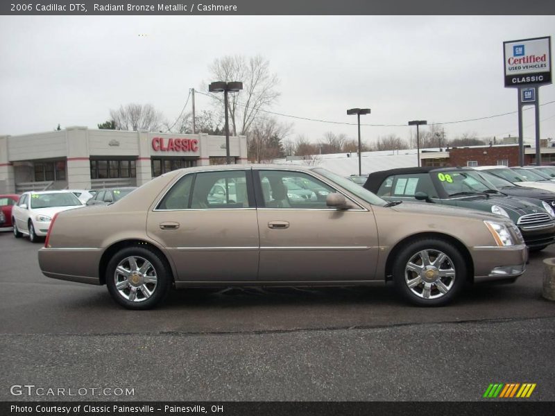 Radiant Bronze Metallic / Cashmere 2006 Cadillac DTS