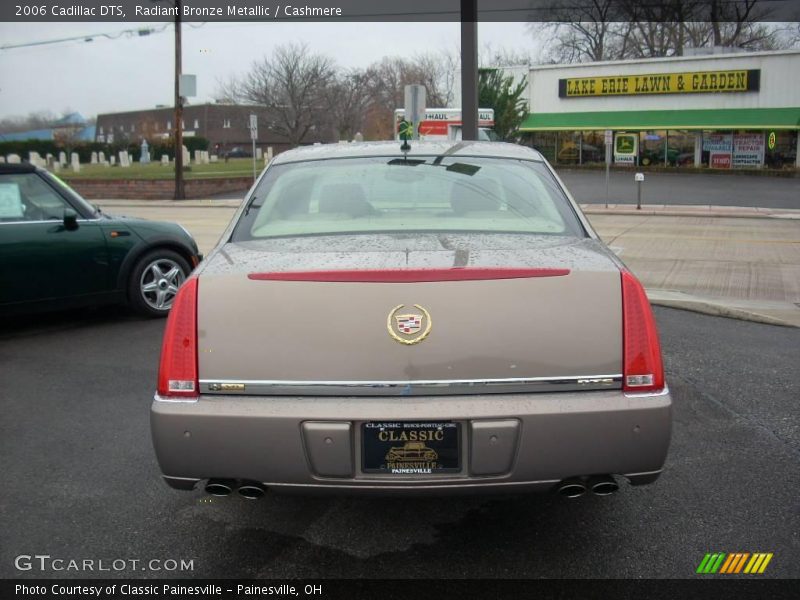 Radiant Bronze Metallic / Cashmere 2006 Cadillac DTS