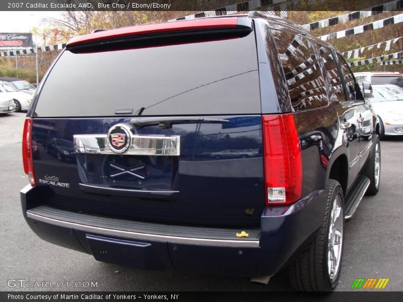 Blue Chip / Ebony/Ebony 2007 Cadillac Escalade AWD