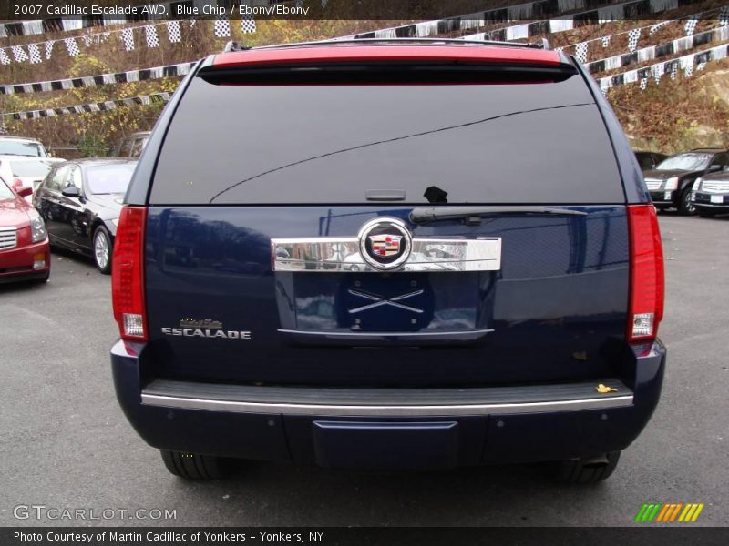 Blue Chip / Ebony/Ebony 2007 Cadillac Escalade AWD