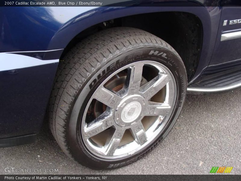 Blue Chip / Ebony/Ebony 2007 Cadillac Escalade AWD