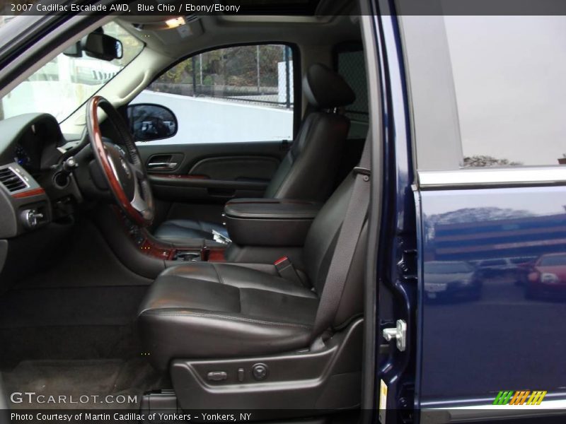 Blue Chip / Ebony/Ebony 2007 Cadillac Escalade AWD