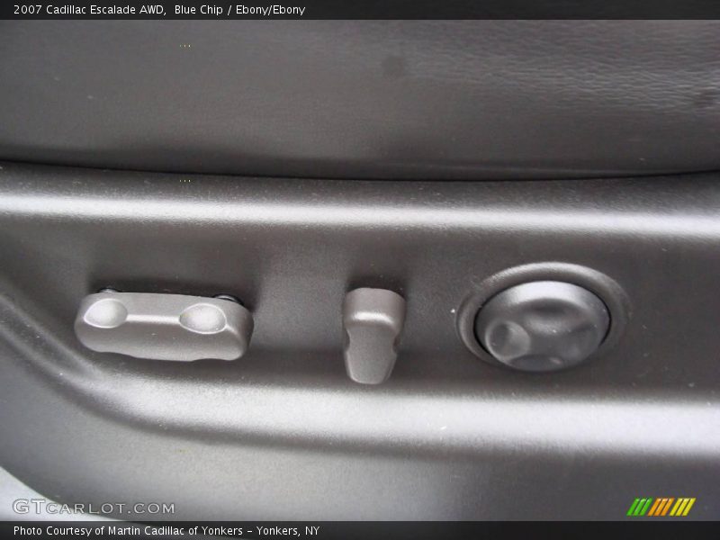 Blue Chip / Ebony/Ebony 2007 Cadillac Escalade AWD