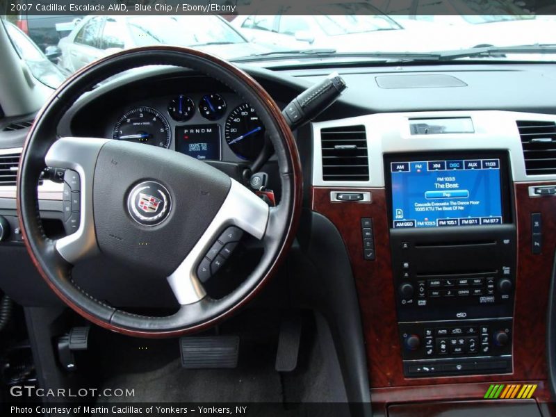 Blue Chip / Ebony/Ebony 2007 Cadillac Escalade AWD