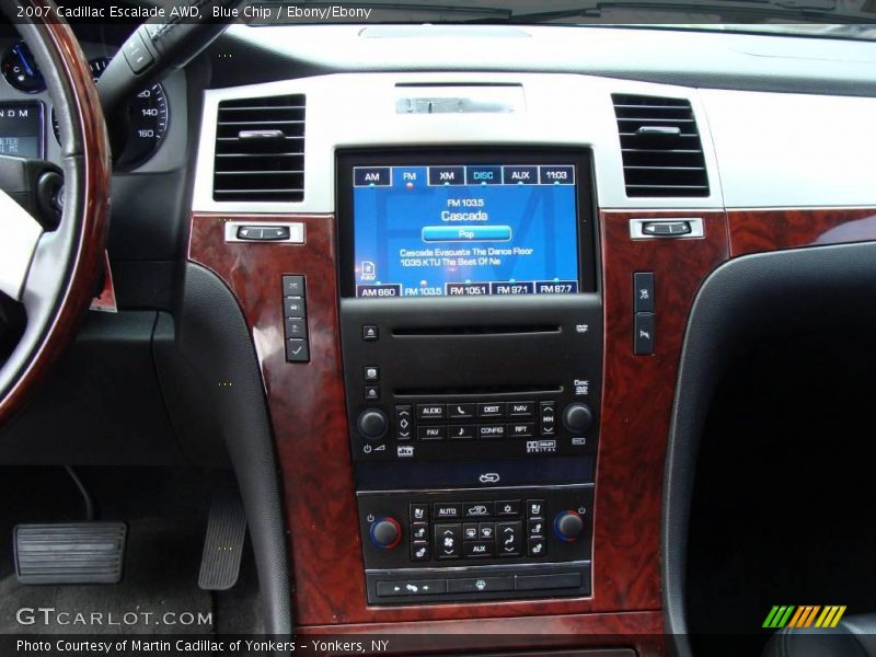 Blue Chip / Ebony/Ebony 2007 Cadillac Escalade AWD
