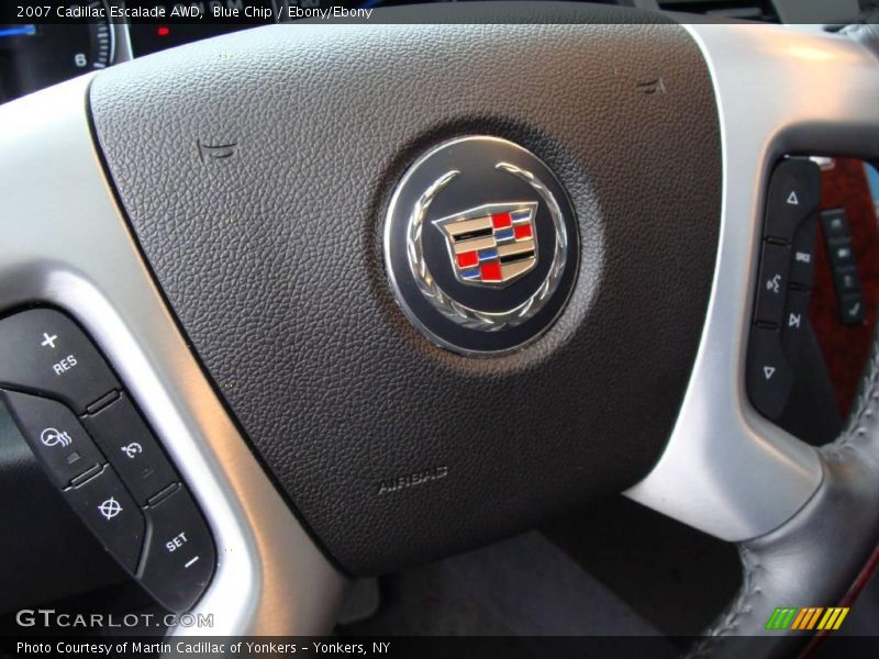 Blue Chip / Ebony/Ebony 2007 Cadillac Escalade AWD