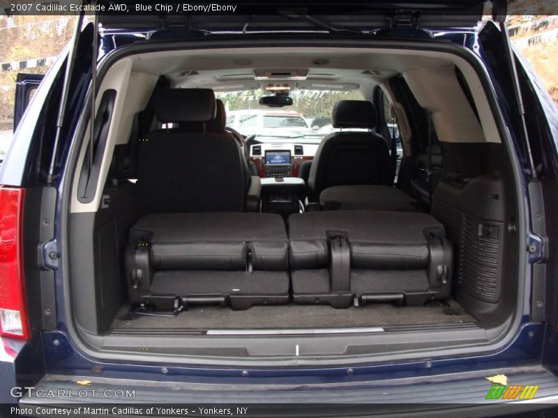 Blue Chip / Ebony/Ebony 2007 Cadillac Escalade AWD