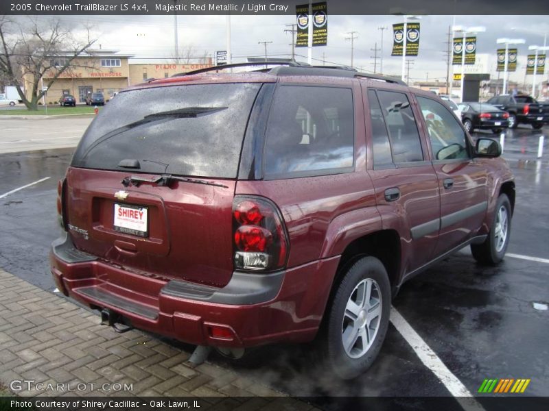 Majestic Red Metallic / Light Gray 2005 Chevrolet TrailBlazer LS 4x4