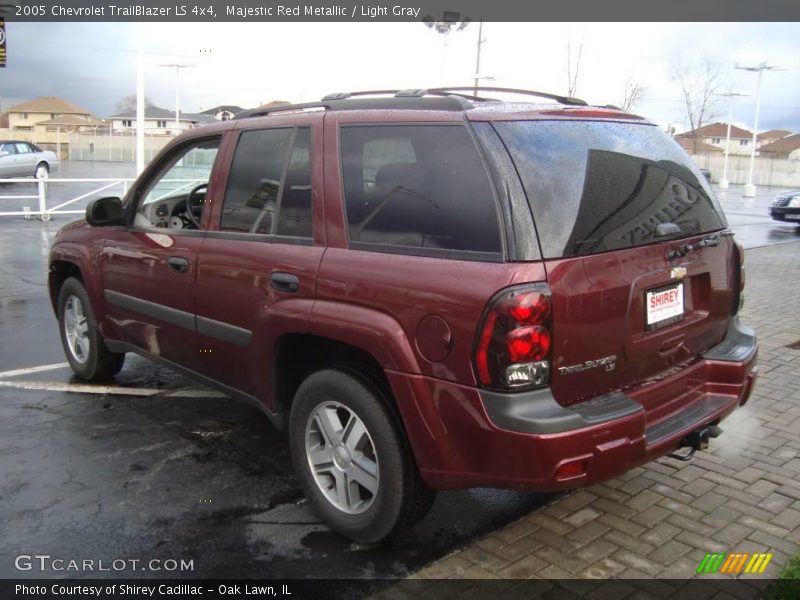 Majestic Red Metallic / Light Gray 2005 Chevrolet TrailBlazer LS 4x4
