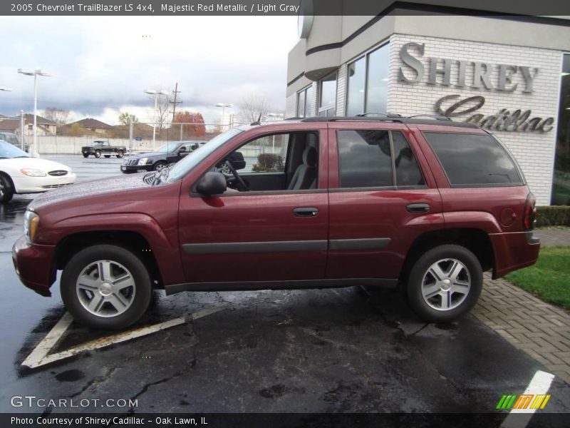 Majestic Red Metallic / Light Gray 2005 Chevrolet TrailBlazer LS 4x4