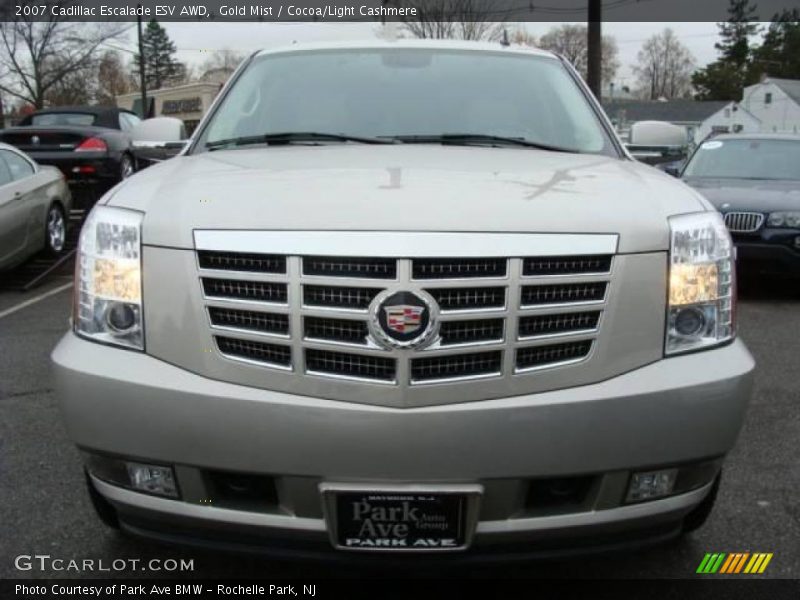 Gold Mist / Cocoa/Light Cashmere 2007 Cadillac Escalade ESV AWD