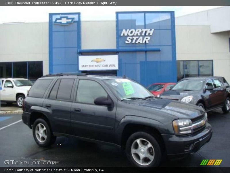 Dark Gray Metallic / Light Gray 2006 Chevrolet TrailBlazer LS 4x4
