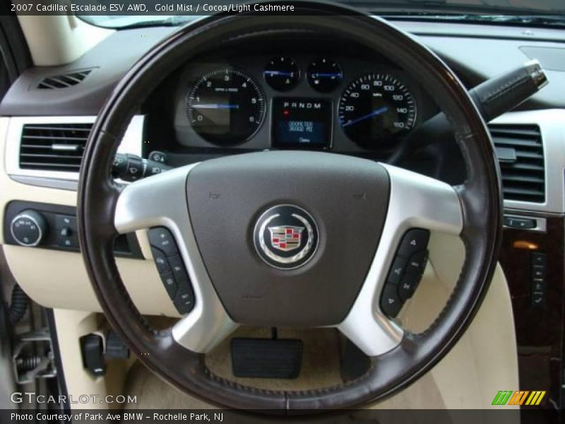 Gold Mist / Cocoa/Light Cashmere 2007 Cadillac Escalade ESV AWD