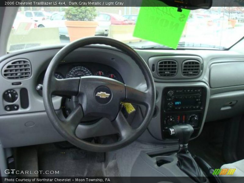 Dark Gray Metallic / Light Gray 2006 Chevrolet TrailBlazer LS 4x4