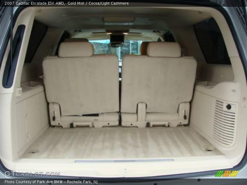 Gold Mist / Cocoa/Light Cashmere 2007 Cadillac Escalade ESV AWD
