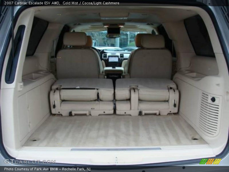 Gold Mist / Cocoa/Light Cashmere 2007 Cadillac Escalade ESV AWD