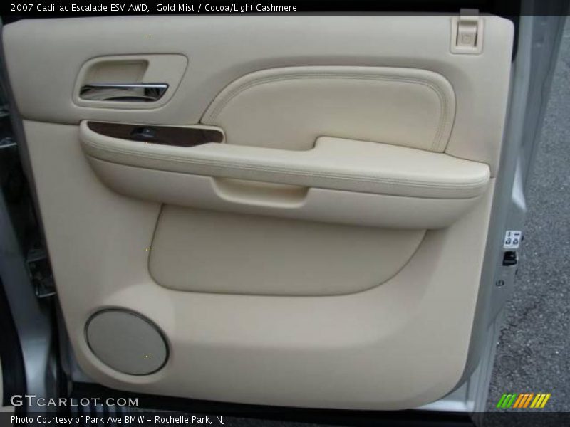 Gold Mist / Cocoa/Light Cashmere 2007 Cadillac Escalade ESV AWD