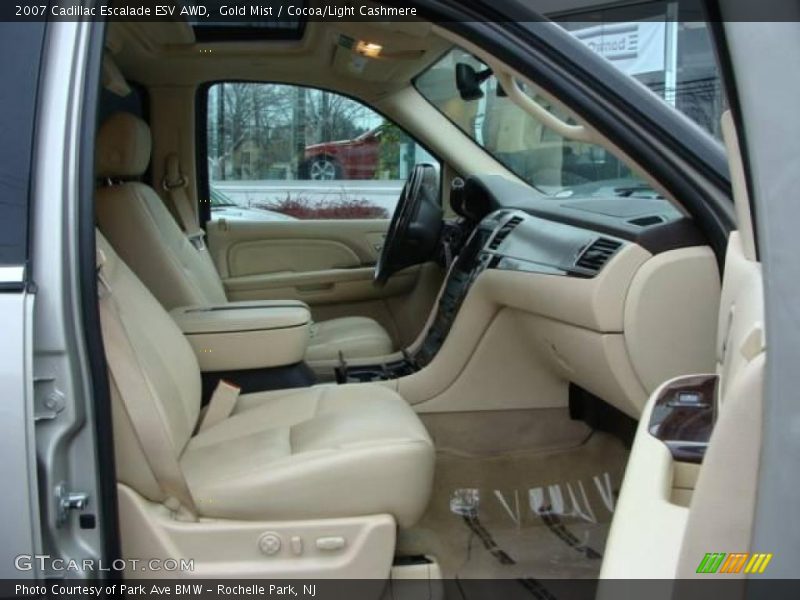 Gold Mist / Cocoa/Light Cashmere 2007 Cadillac Escalade ESV AWD