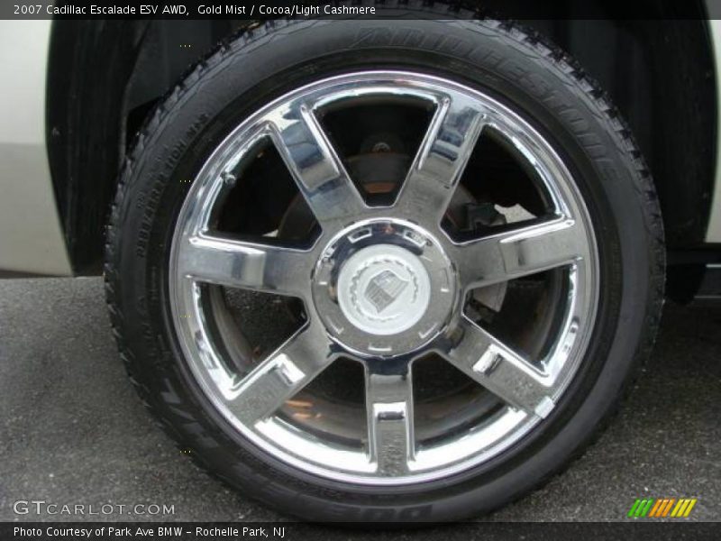 Gold Mist / Cocoa/Light Cashmere 2007 Cadillac Escalade ESV AWD