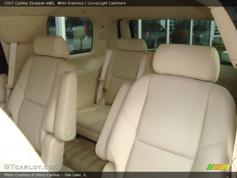 White Diamond / Cocoa/Light Cashmere 2007 Cadillac Escalade AWD