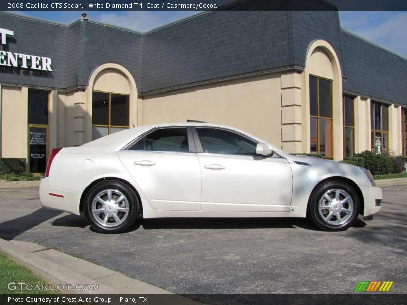 White Diamond Tri-Coat / Cashmere/Cocoa 2008 Cadillac CTS Sedan