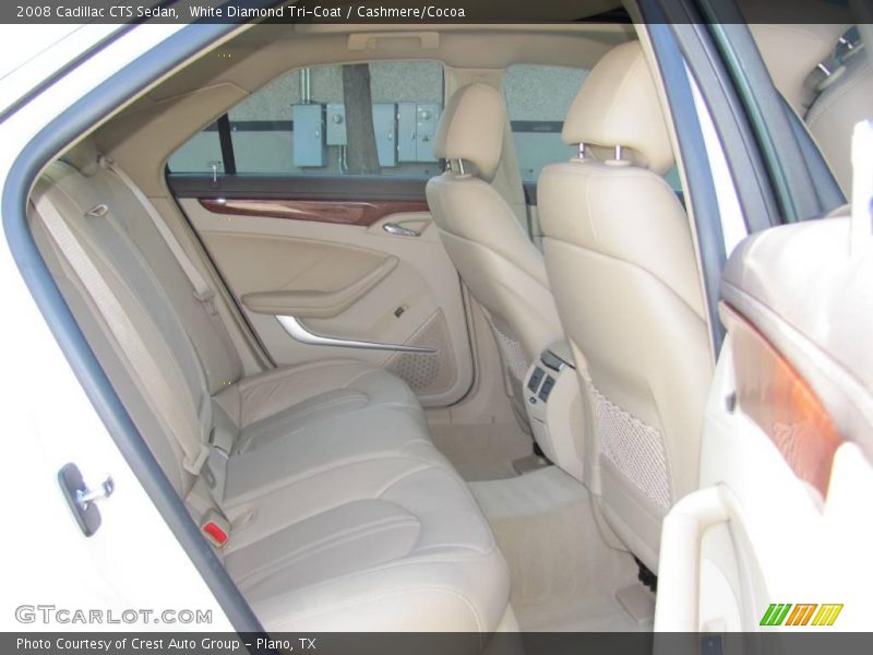 White Diamond Tri-Coat / Cashmere/Cocoa 2008 Cadillac CTS Sedan