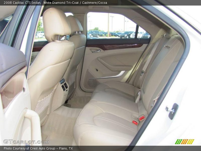 White Diamond Tri-Coat / Cashmere/Cocoa 2008 Cadillac CTS Sedan