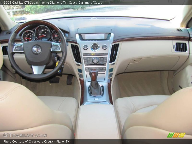 White Diamond Tri-Coat / Cashmere/Cocoa 2008 Cadillac CTS Sedan