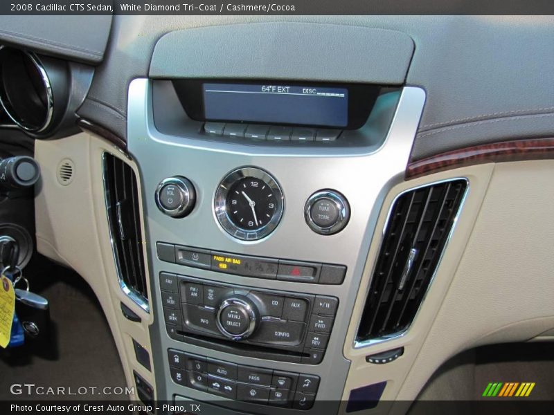 White Diamond Tri-Coat / Cashmere/Cocoa 2008 Cadillac CTS Sedan