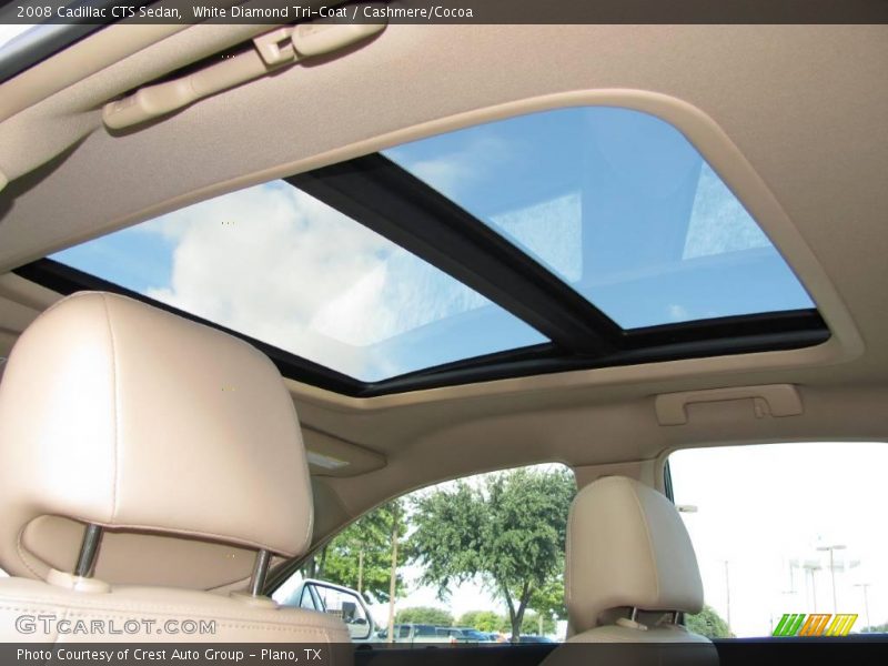 White Diamond Tri-Coat / Cashmere/Cocoa 2008 Cadillac CTS Sedan
