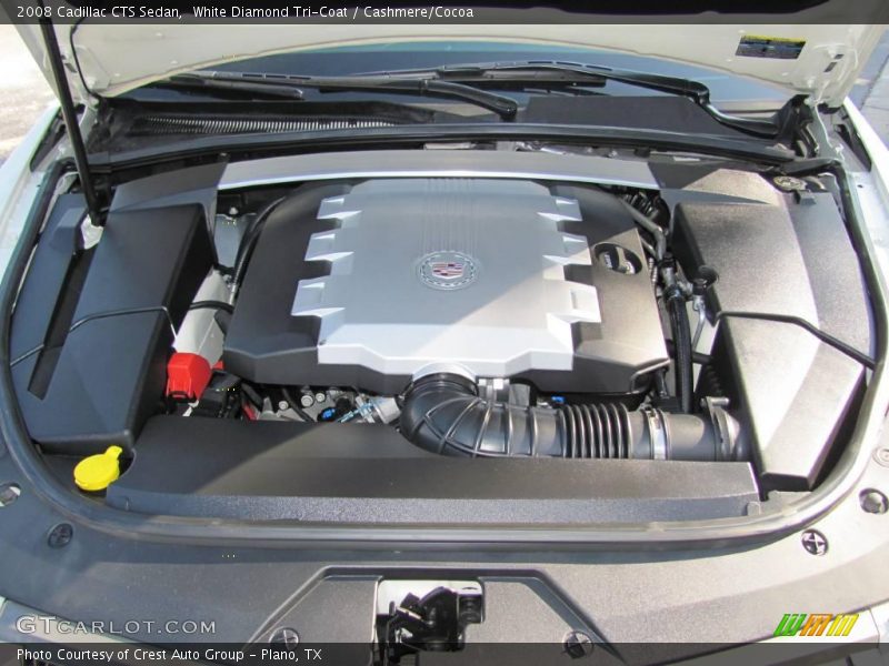 White Diamond Tri-Coat / Cashmere/Cocoa 2008 Cadillac CTS Sedan