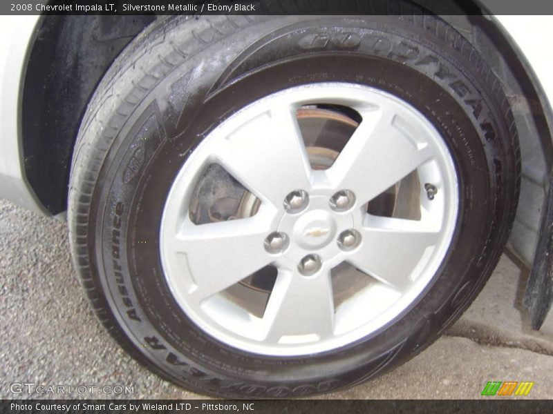 Silverstone Metallic / Ebony Black 2008 Chevrolet Impala LT
