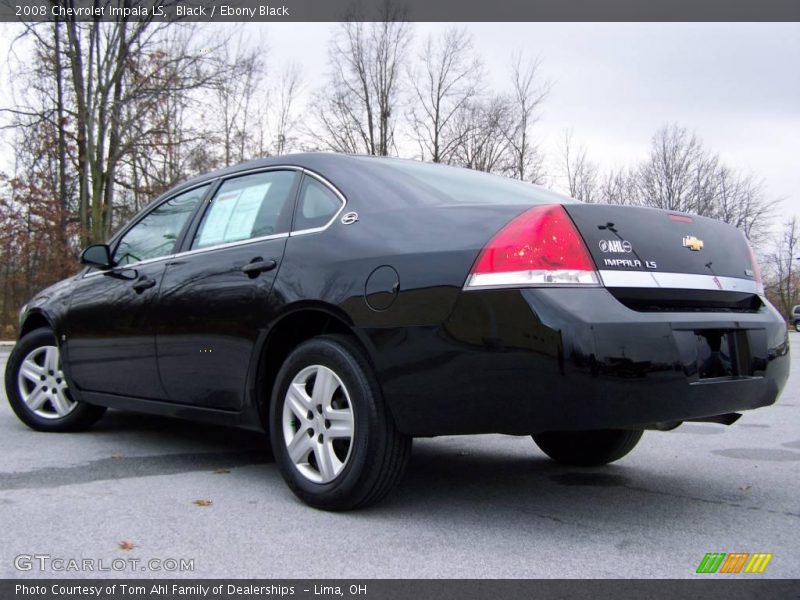 Black / Ebony Black 2008 Chevrolet Impala LS
