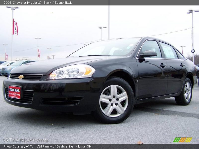Black / Ebony Black 2008 Chevrolet Impala LS