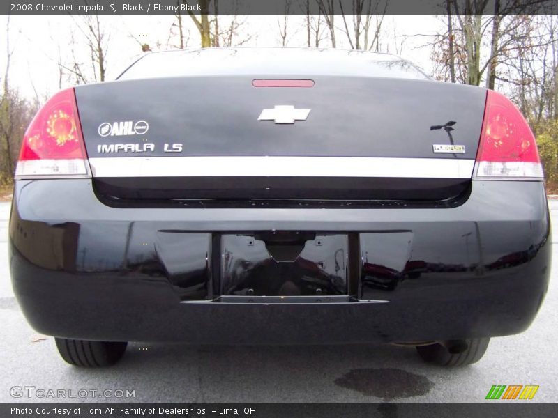 Black / Ebony Black 2008 Chevrolet Impala LS