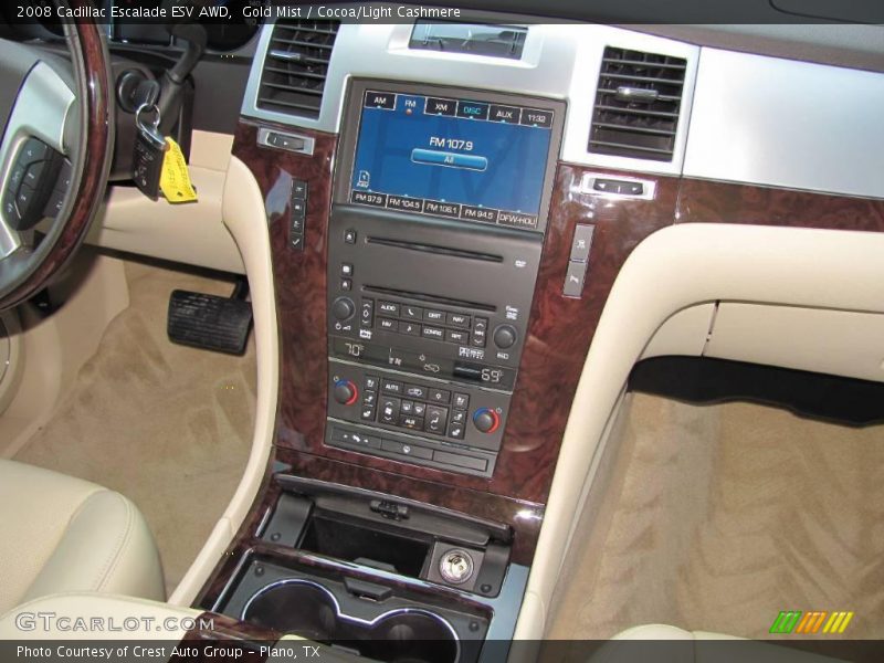 Gold Mist / Cocoa/Light Cashmere 2008 Cadillac Escalade ESV AWD