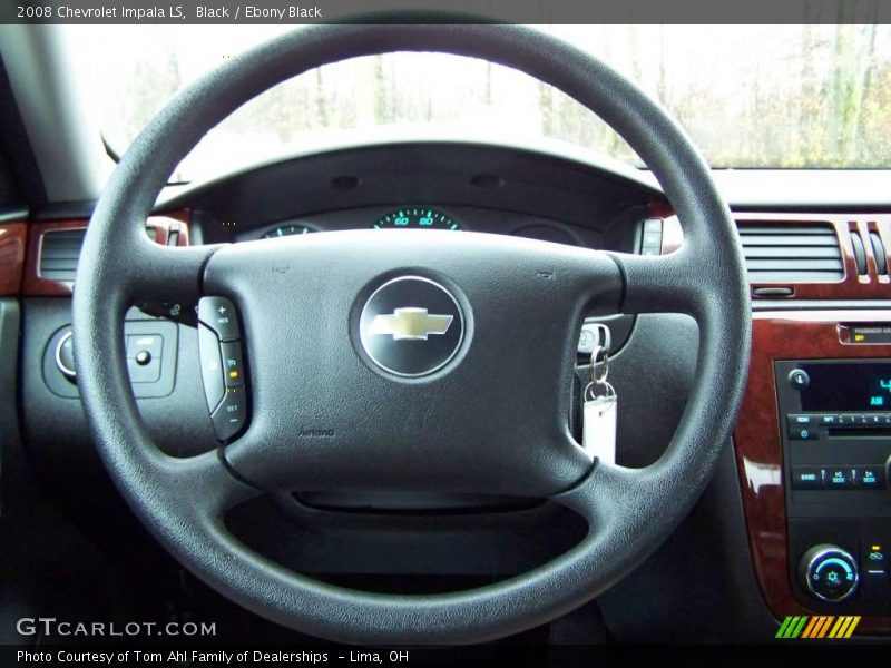 Black / Ebony Black 2008 Chevrolet Impala LS