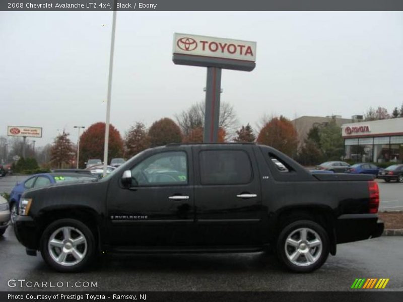 Black / Ebony 2008 Chevrolet Avalanche LTZ 4x4